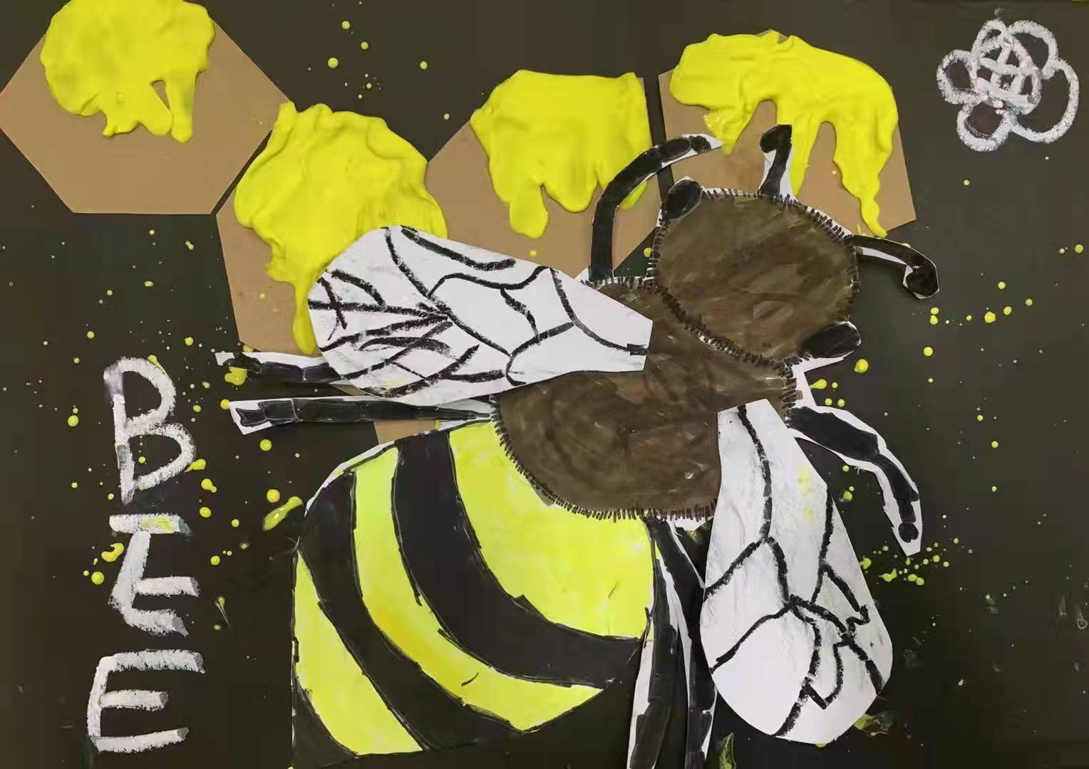 美术作品-蜜蜂