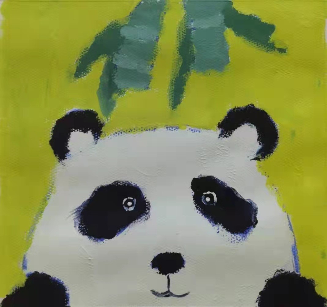 美术作品-熊猫