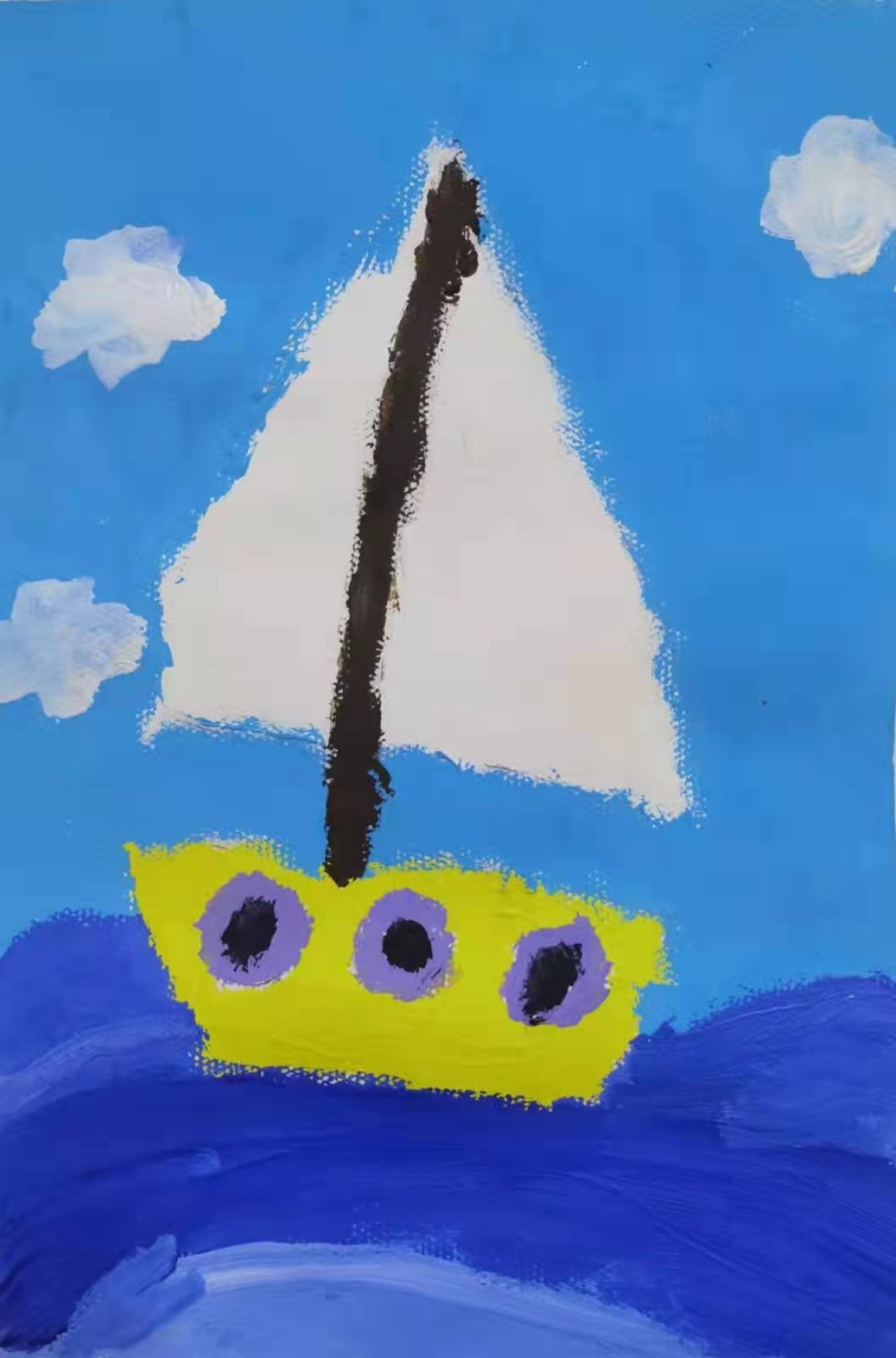 美术作品-帆船